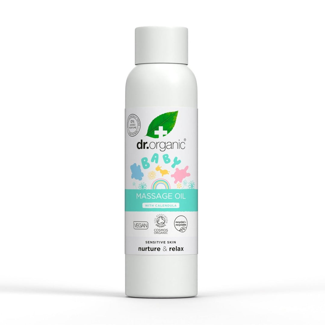 Aceite de masaje para bebés 150ml - drorganic.es
