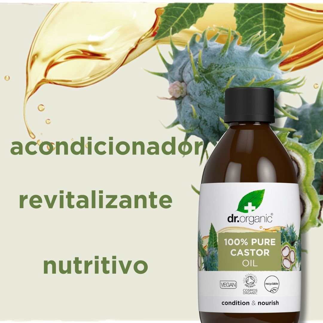 Aceite de Ricino 100% puro 250ml - drorganic.es