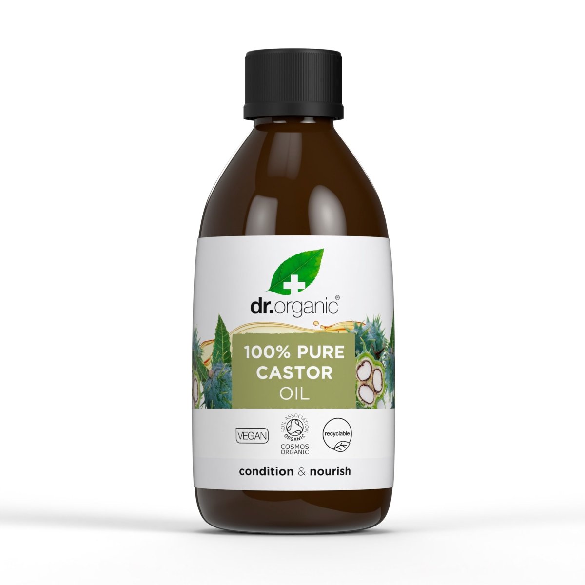 Aceite de Ricino 100% puro 250ml - drorganic.es
