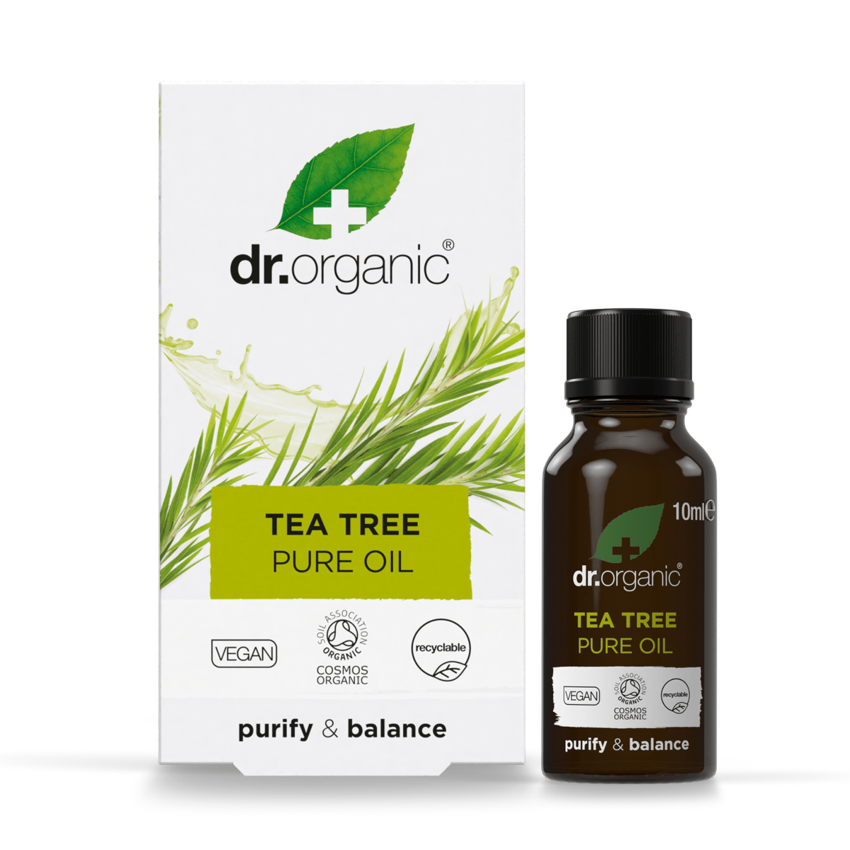 Aceite puro Árbol de Té 10ml - drorganic.es