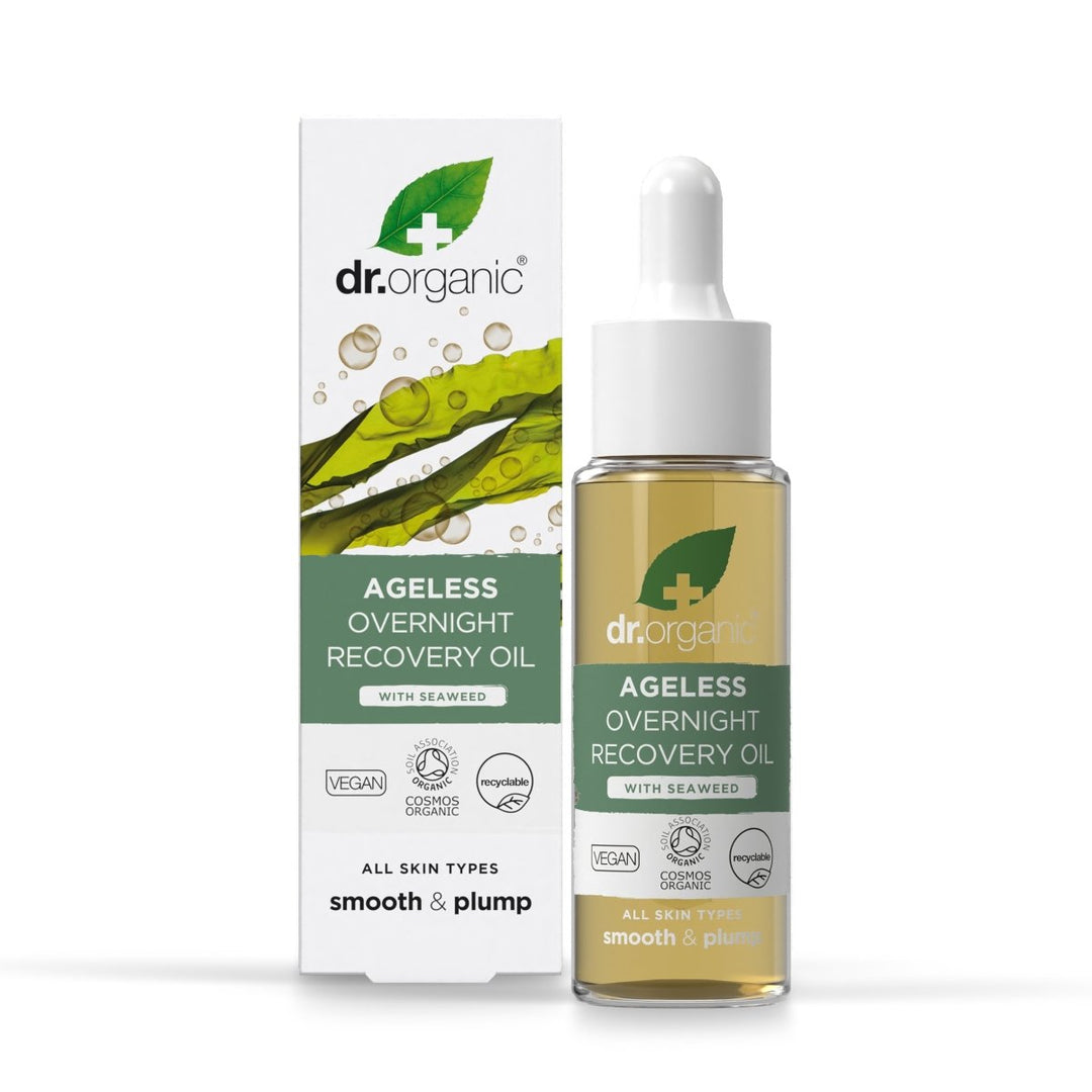 Aceite recuperador de noche Algas Marinas siempre joven 30ml - drorganic.es