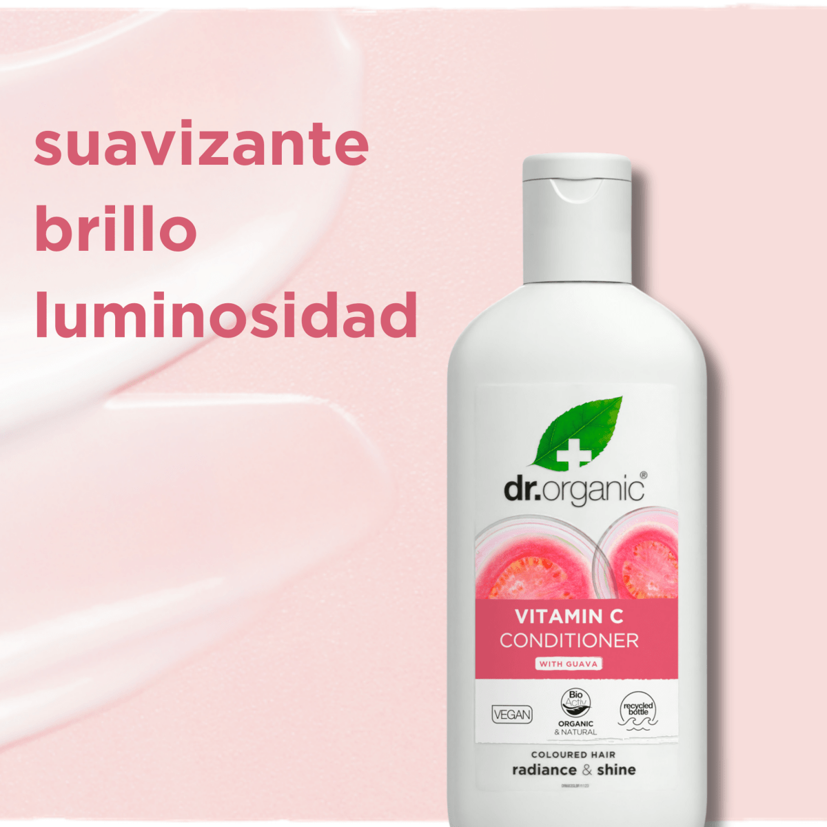 Acondicionador vitamina C para cabello teñido 265ml - drorganic.es