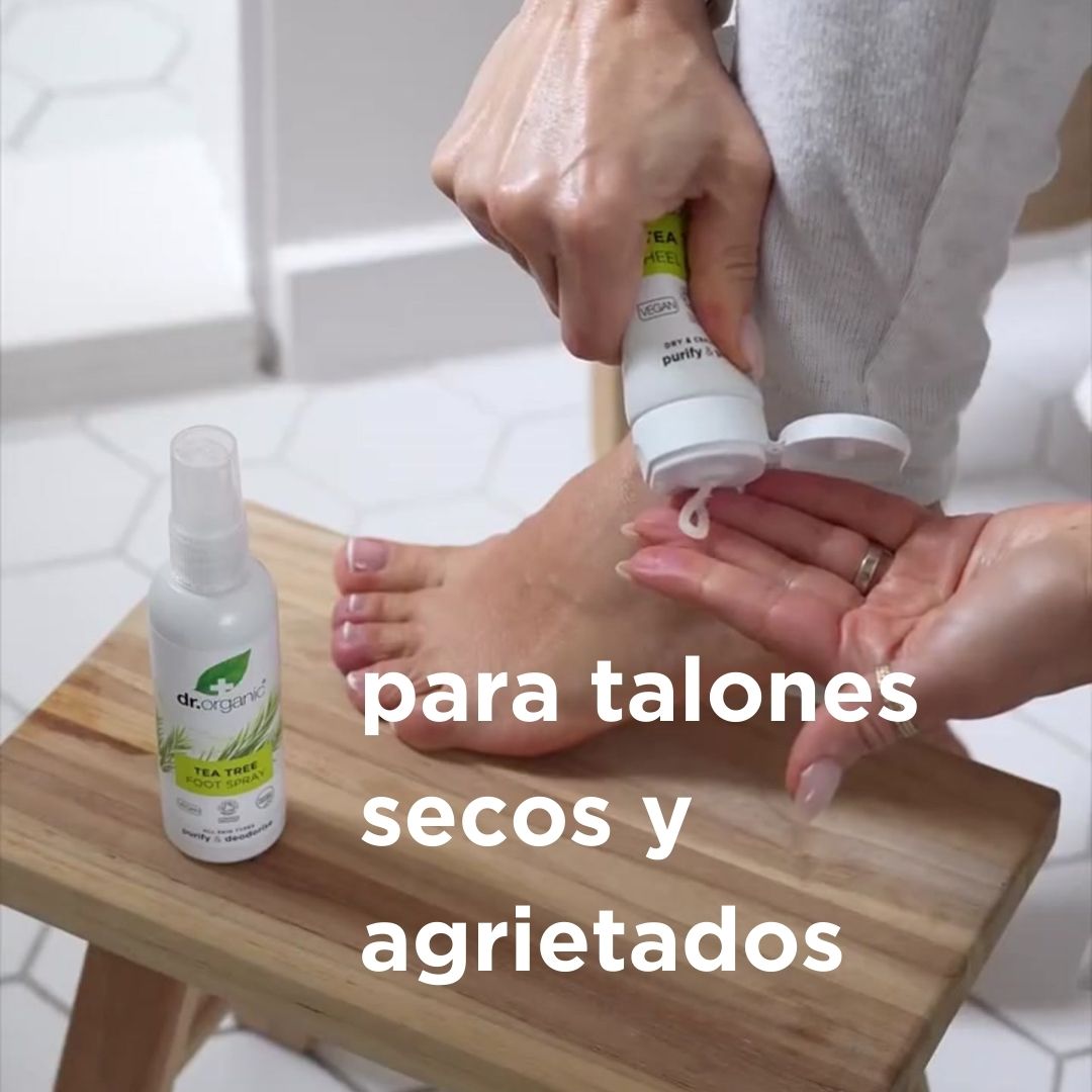 Bálsamo para talones agrietados Arbol de Té - drorganic.es