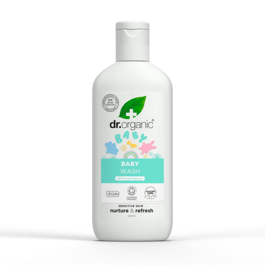 Champú y gel de baño Caléndula para bebé 250ml - drorganic.es