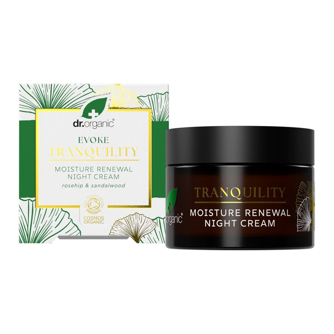 Crema de noche Evoke Tranquility - Nutrición y reparación 50ml - drorganic.es