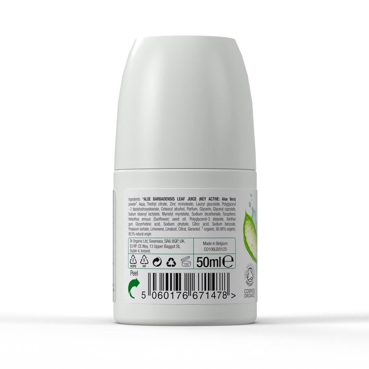 Desodorante Aloe Vera 50ml libre de aluminio - drorganic.es