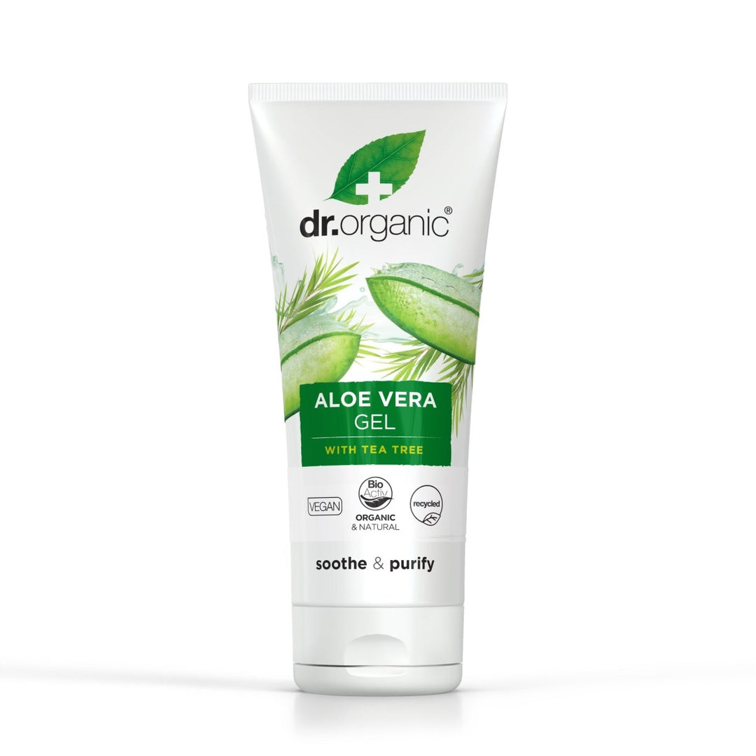 Gel Aloe Vera con Árbol de Té 200ml - drorganic.es