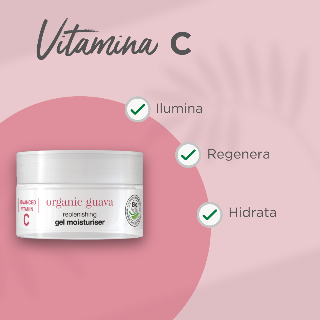 Hidratante en gel Vitamina C para piel cansada y apagada 50ml - drorganic.es
