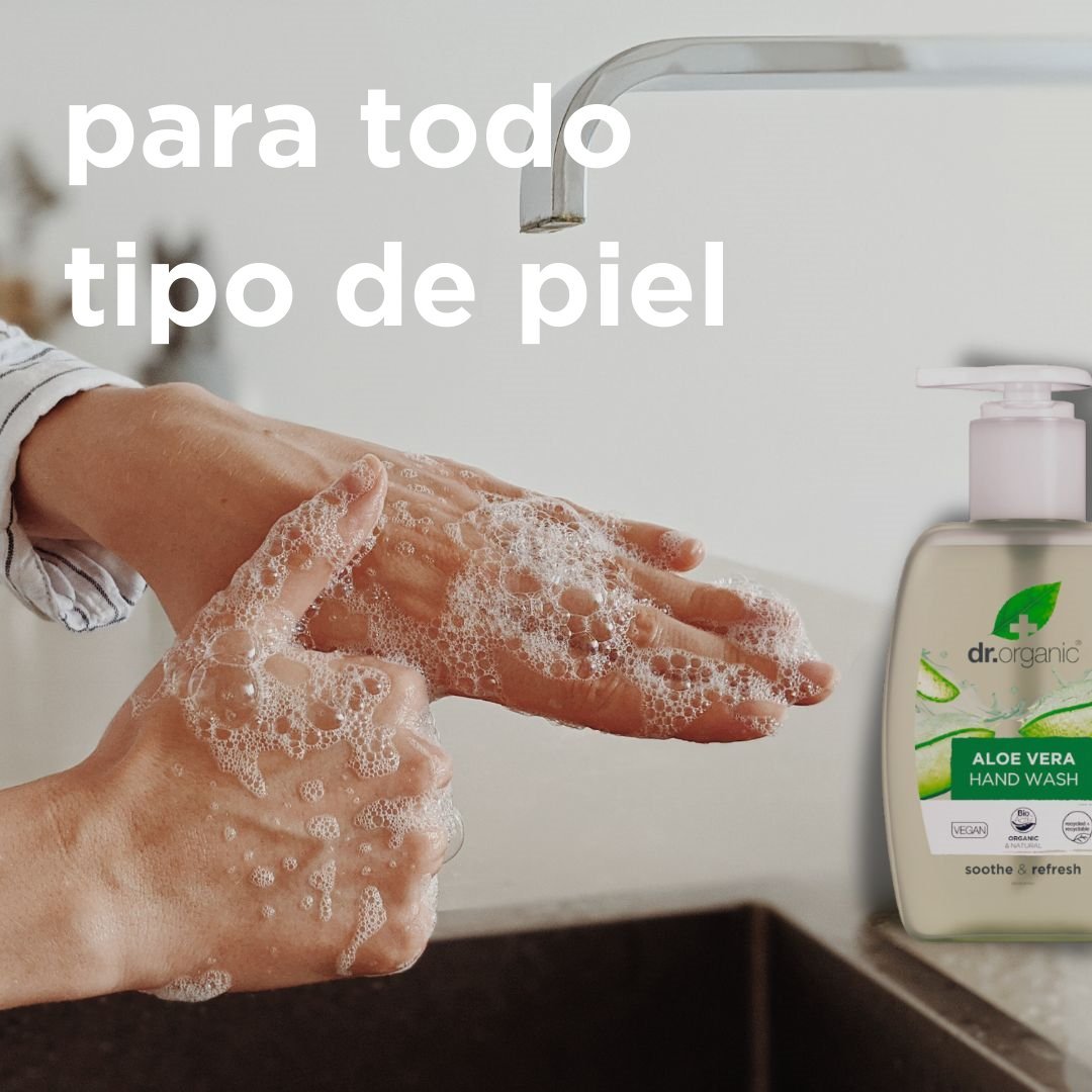 Jabón de manos Aloe Vera 250ml - drorganic.es