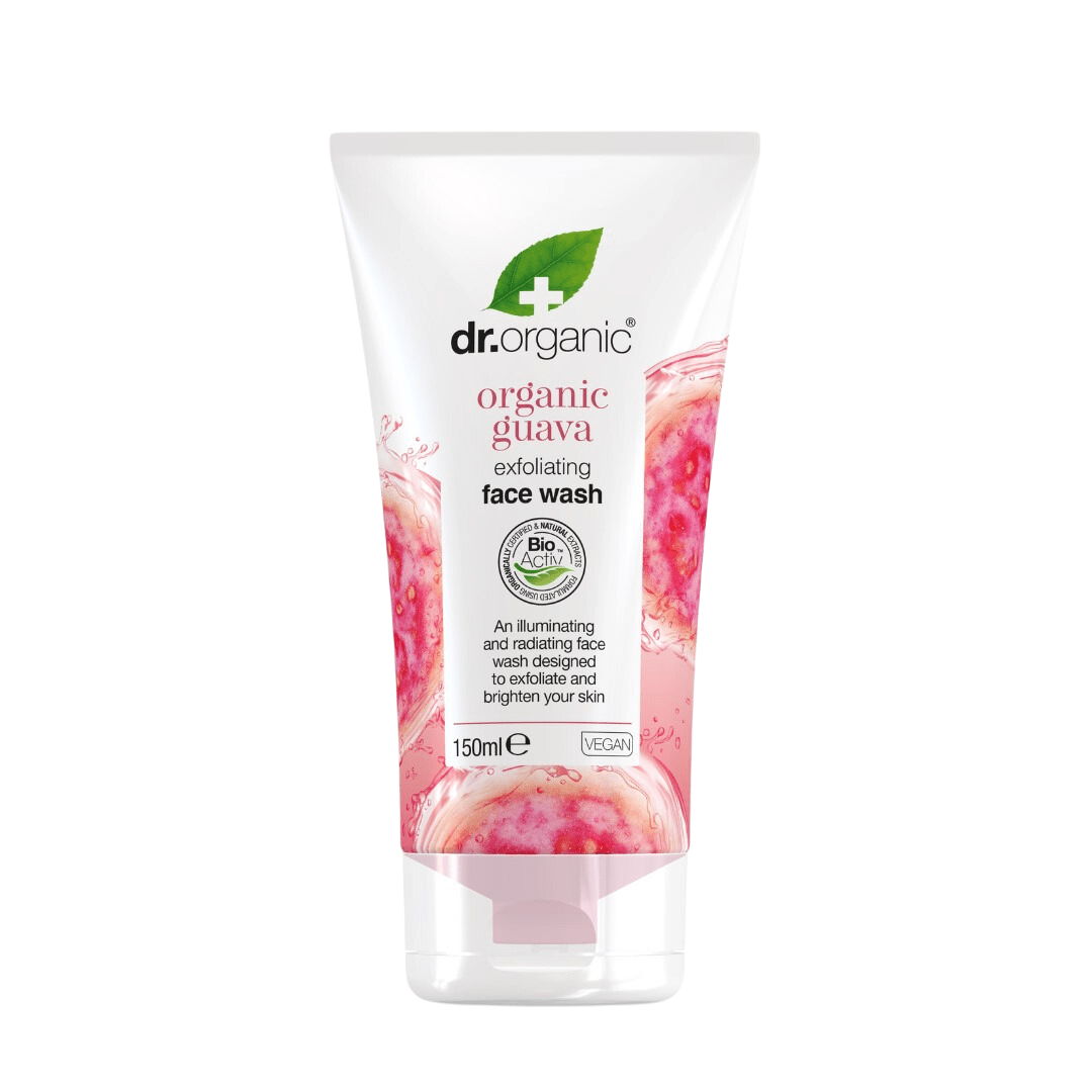 Jabón facial exfoliante suave Vitamina C para piel cansada y apagada 150ml - drorganic.es