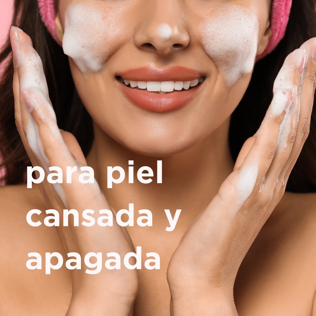 Jabón facial exfoliante suave Vitamina C para piel cansada y apagada 150ml - drorganic.es