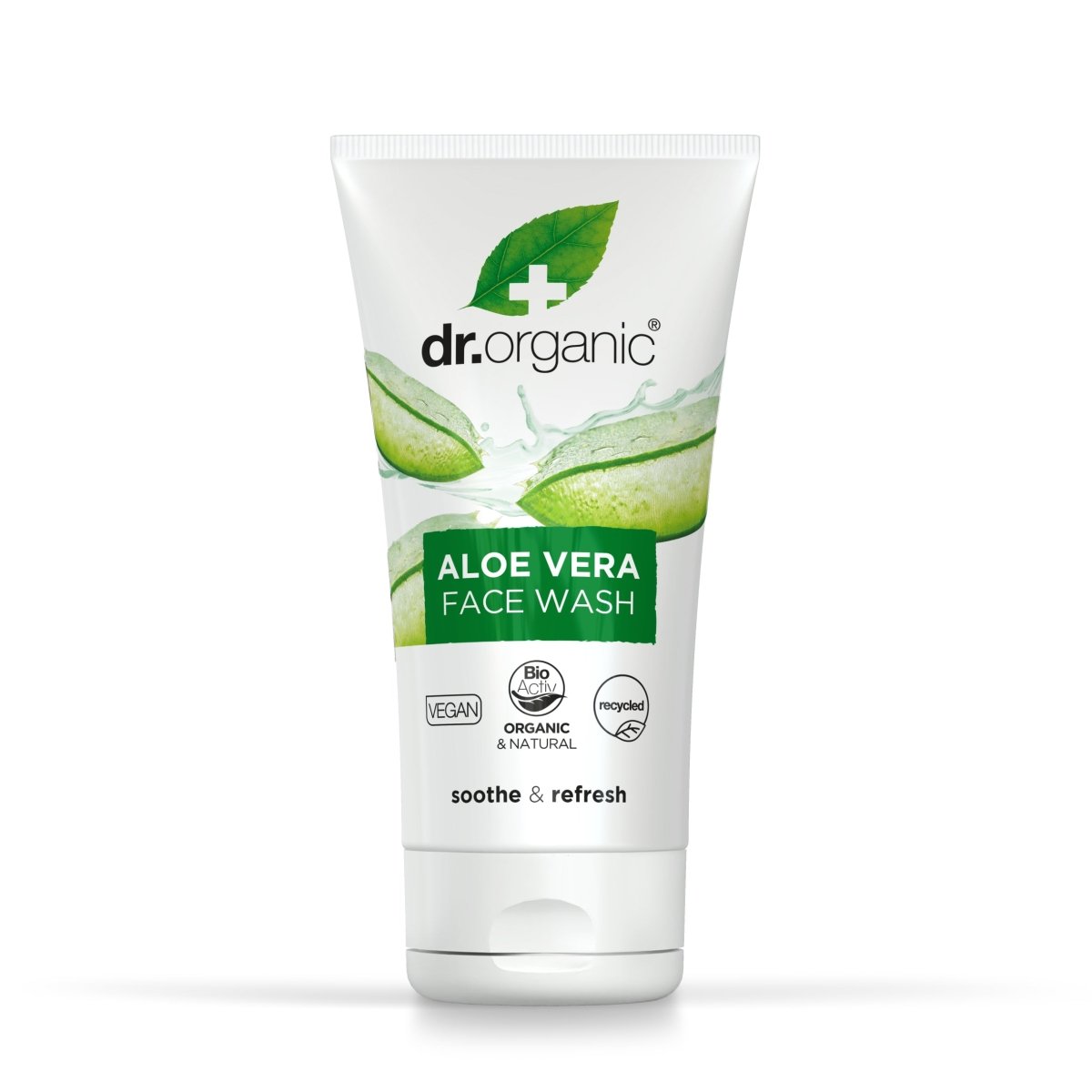 Limpiador facial cremoso Aloe Vera para todo tipo de piel 150ml - drorganic.es