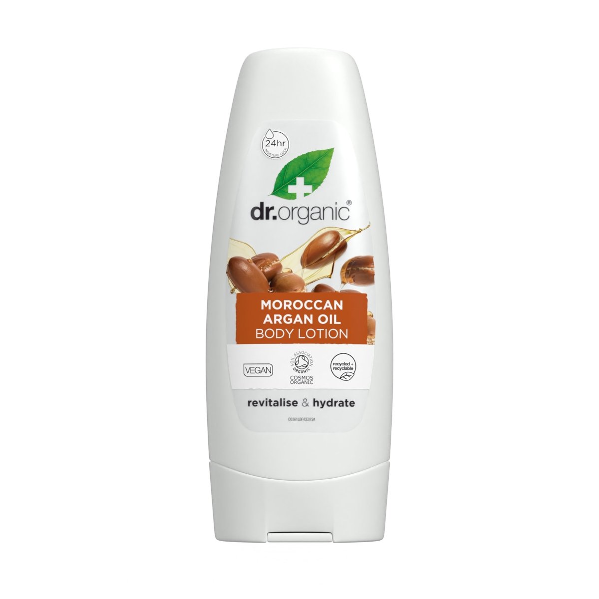 Loción corporal Aceite de Argán Marroquí para piel normal a seca 200ml - drorganic.es