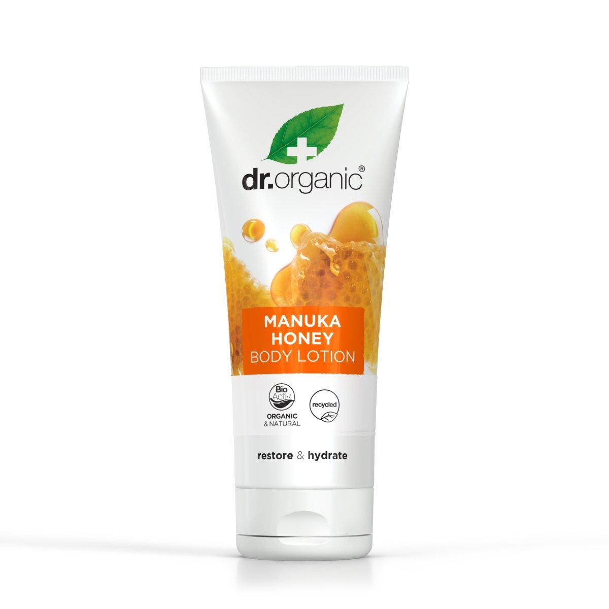 Loción Corporal de Miel de Manuka para piel seca 200ml - drorganic.es