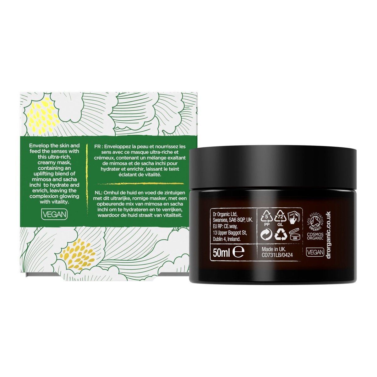 Mascarilla facial Celestial Evoke Joy - Hidratación y frescura 50ml - drorganic.es