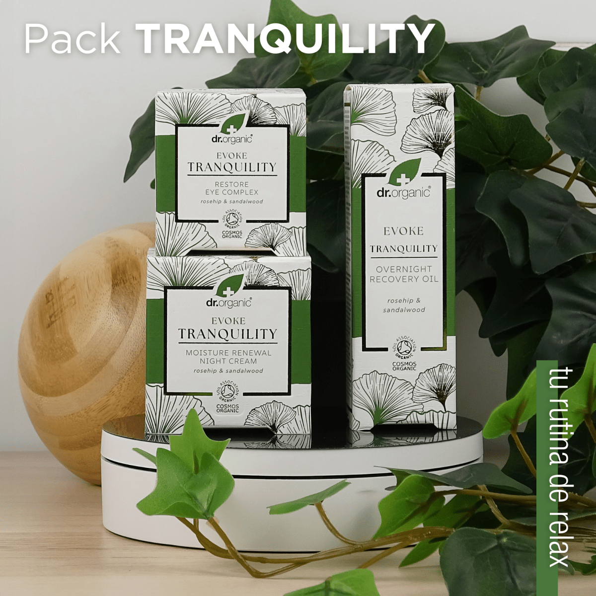 Pack Cuidado Facial "Tranquility" (Ritual Nocturno) - drorganic.es