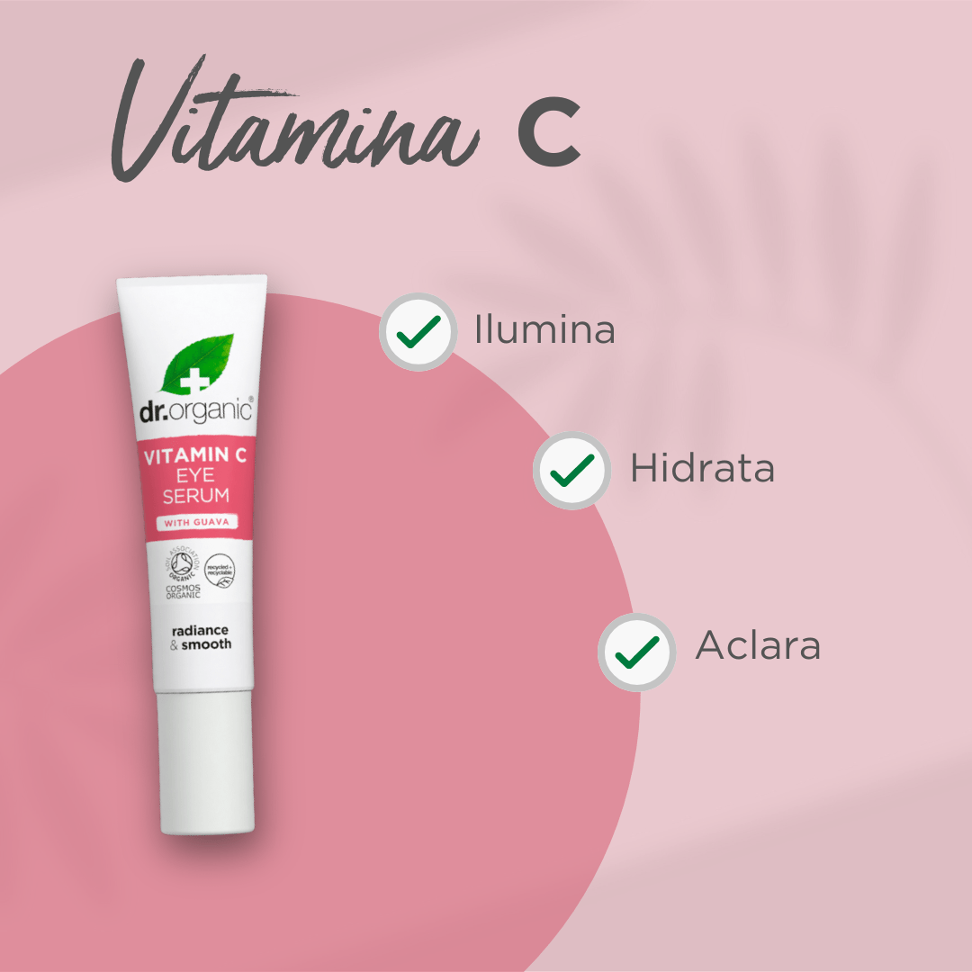 Sérum contorno de Ojos Vitamina C para ojos cansados y apagados 15ml - drorganic.es