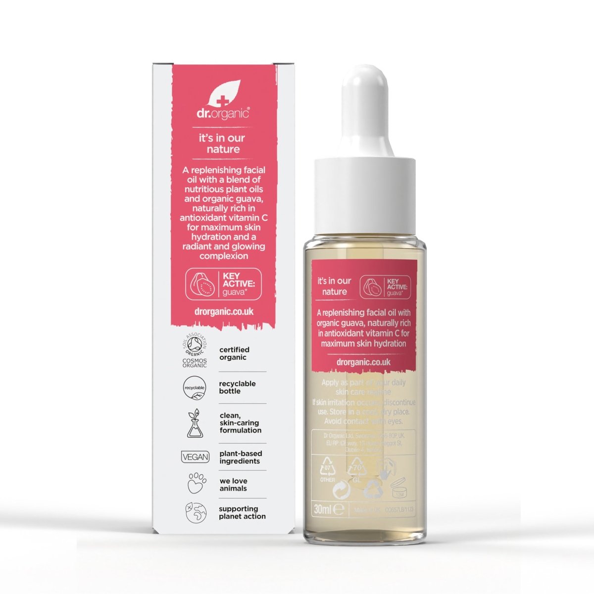 Sérum facial Vitamina C para piel cansada y apagada 30ml - drorganic.es