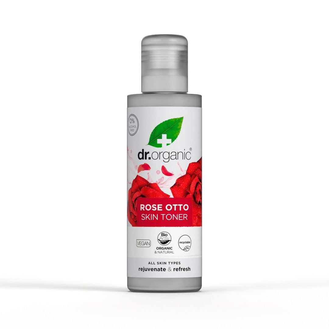 Tónico facial Rosa Damascena para piel madura 150ml - drorganic.es