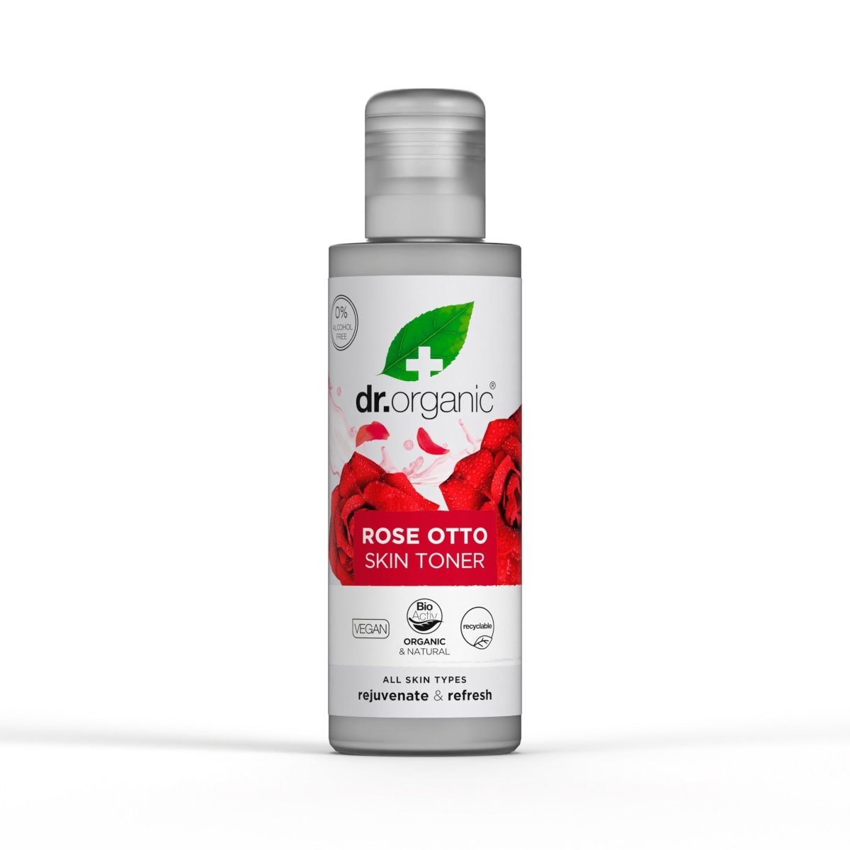 Tónico facial Rosa Damascena para piel madura 150ml - drorganic.es