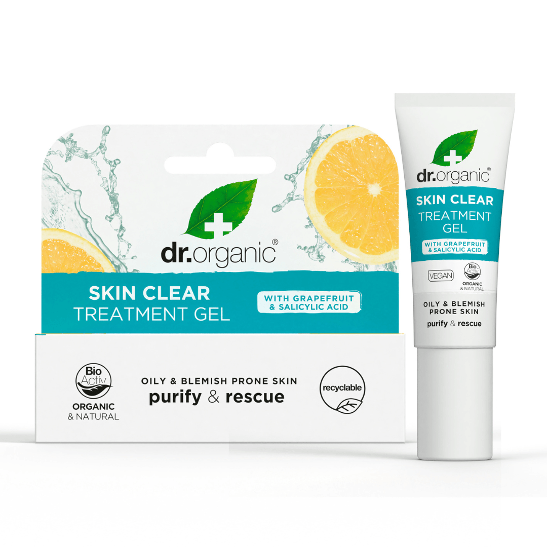 Tratamiento en gel Skin Clear para granos y marcas 10ml - drorganic.es