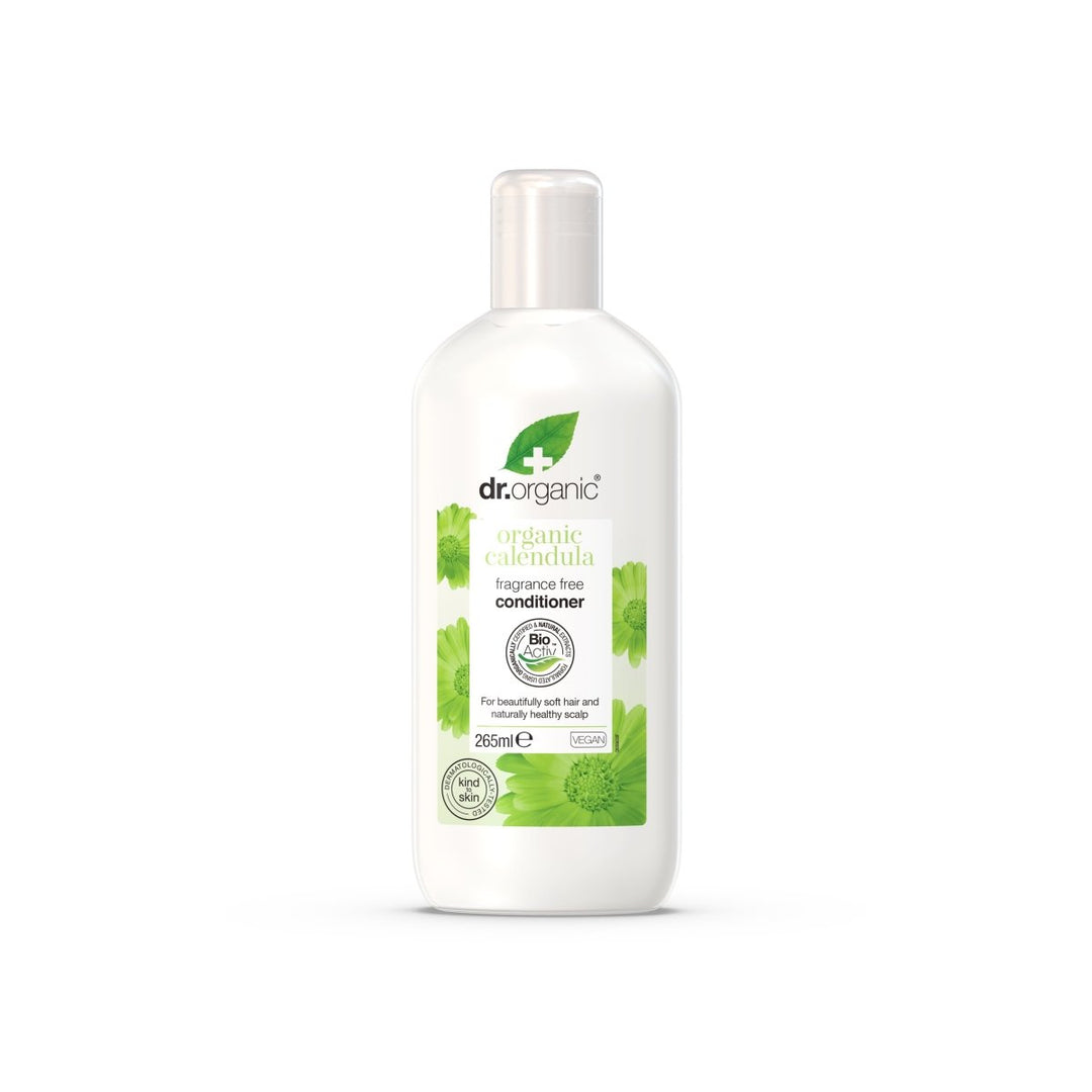 Acondicionador de Caléndula para cuero cabelludo sensible 265ml - drorganic.es