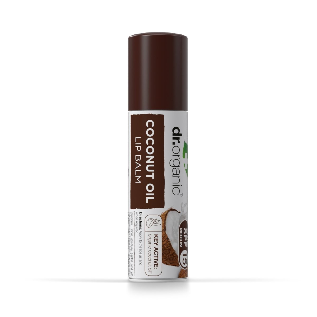Bálsamo labial nutritivo Aceite Virgen de Coco SPF 15 5,7 gr - drorganic.es