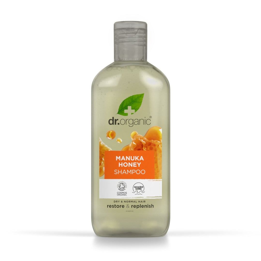 Champú de Miel de Manuka para cabello normal o seco 265ml - drorganic.es