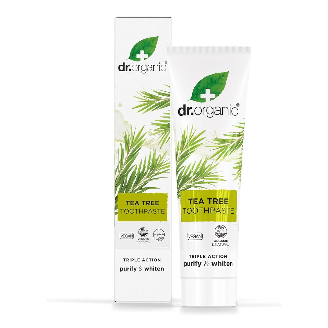 Pasta de dientes purificante de Árbol de Té 100ml - drorganic.es