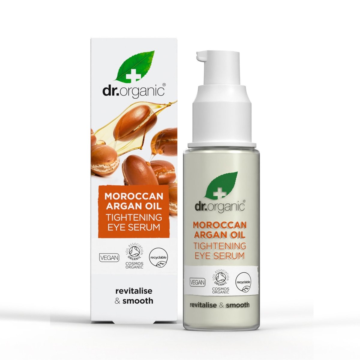 Serúm contorno de ojos Aceite de Argán reafirmante instantáneo 30ml - drorganic.es