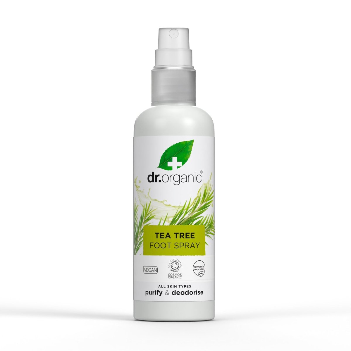 Spray desodorante para pies Arbol de Té 100ml - drorganic.es