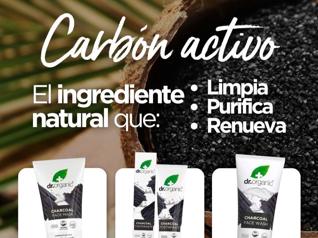 Carbón Activo: El Ingrediente Natural que Limpia, Purifica y Renueva - drorganic.es