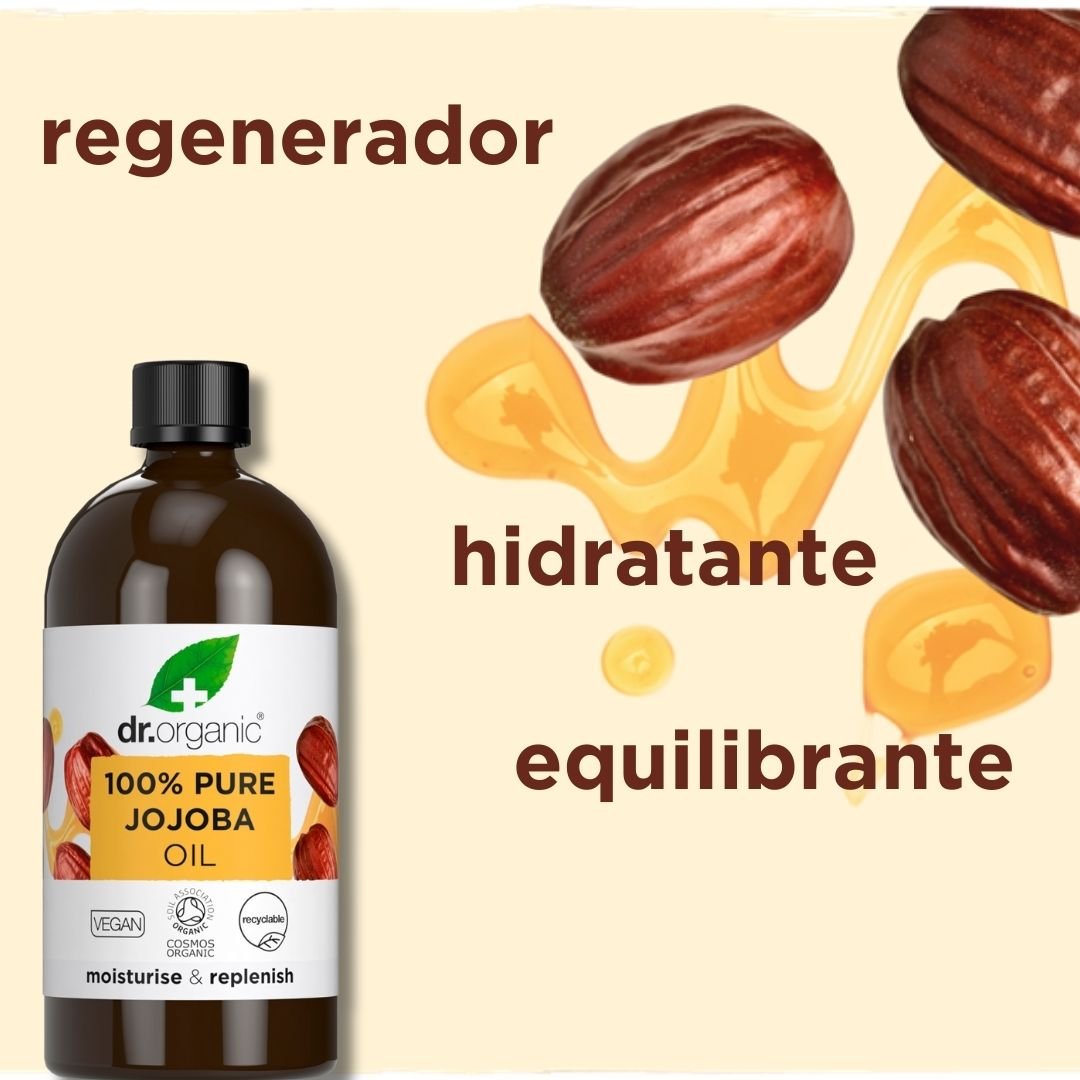 Aceite de Jojoba 100% puro 100ml - drorganic.es