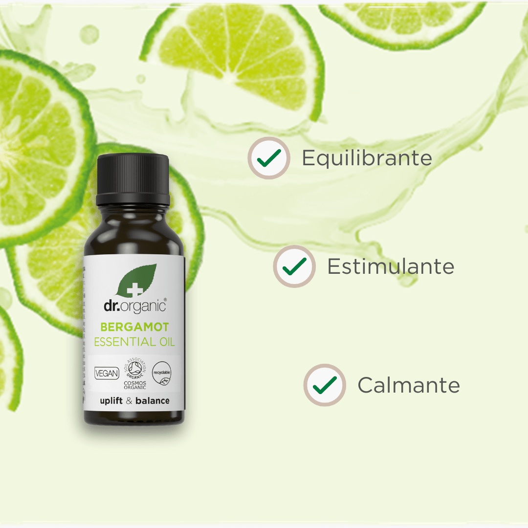 Aceite esencial de Bergamota Bio y 100% puro - drorganic.es