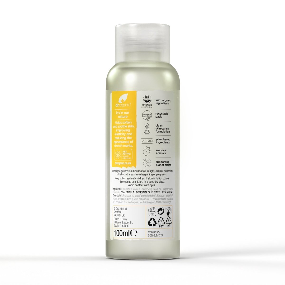 Aceite para estrías 100ml - drorganic.es