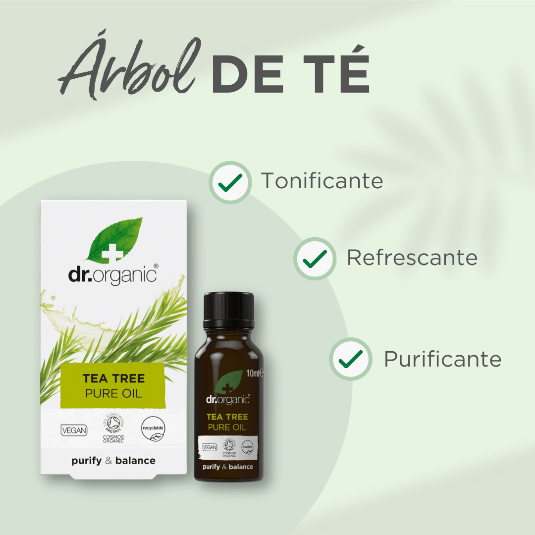 Aceite puro Árbol de Té 10ml - drorganic.es