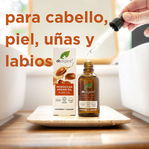 Aceite puro de Argán Marroquí multiacción 50ml - drorganic.es