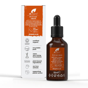 Aceite puro de Argán Marroquí multiacción 50ml - drorganic.es