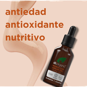 Aceite puro de Argán Marroquí multiacción 50ml - drorganic.es