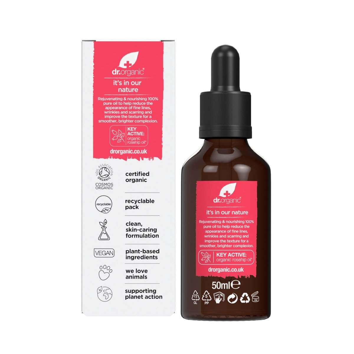 Aceite Rosa Mosqueta 100% puro - drorganic.es