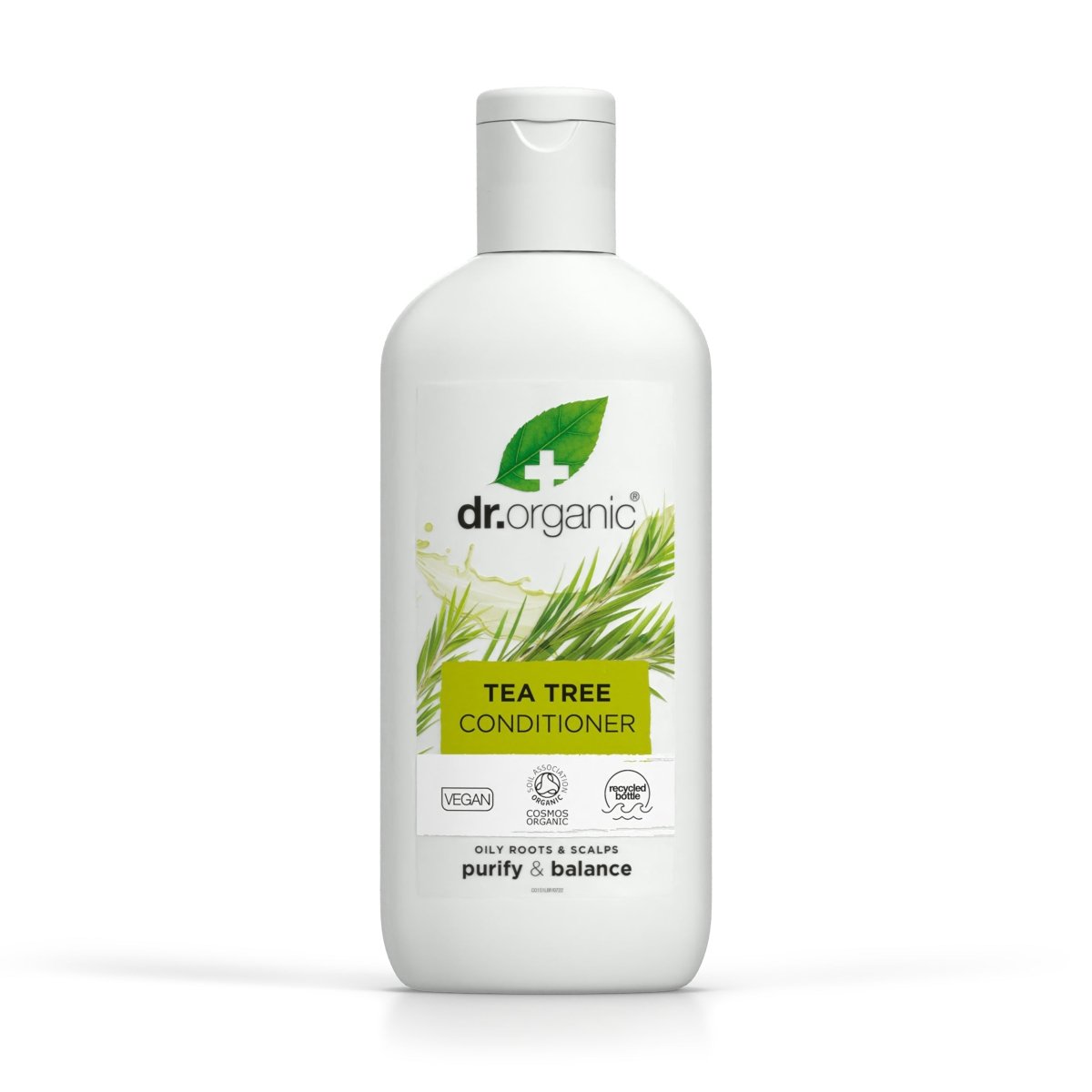 Acondicionador Árbol de Té para cuero cabelludo graso 265ml - drorganic.es