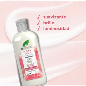 Acondicionador vitamina C de Guayaba 265ml (Cabello Teñido) - drorganic.es