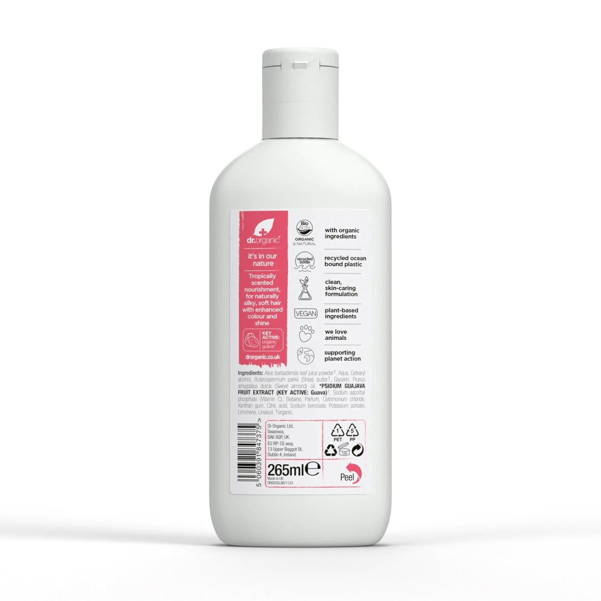 Acondicionador vitamina C para cabello teñido 265ml - drorganic.es