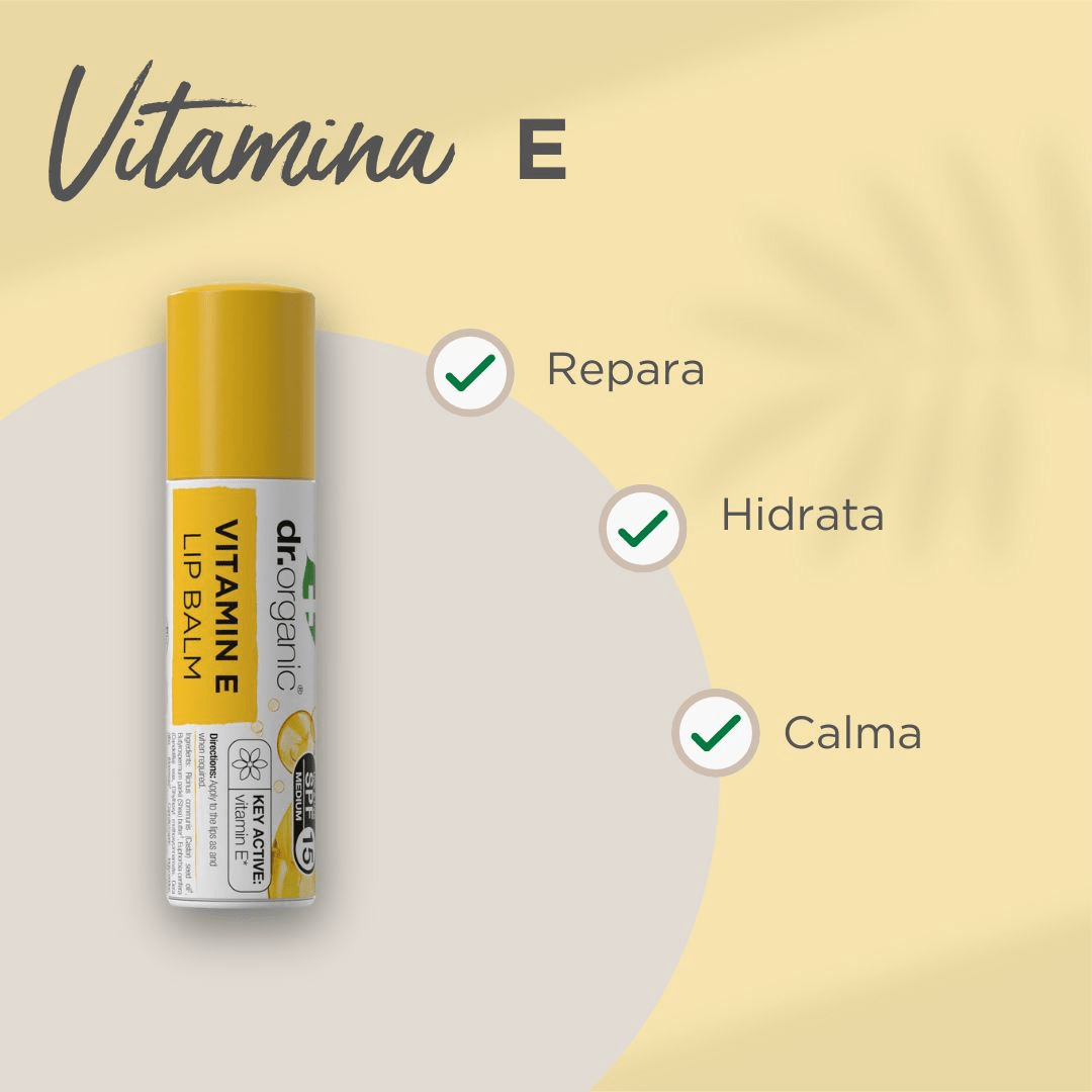 Bálsamo Labial con Vitamina E 5,7 gr - drorganic.es