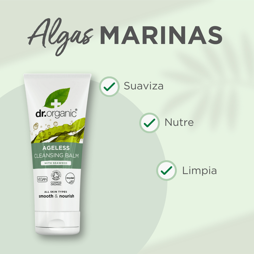 Bálsamo limpiador facial Algas Marinas siempre joven 100ml - drorganic.es