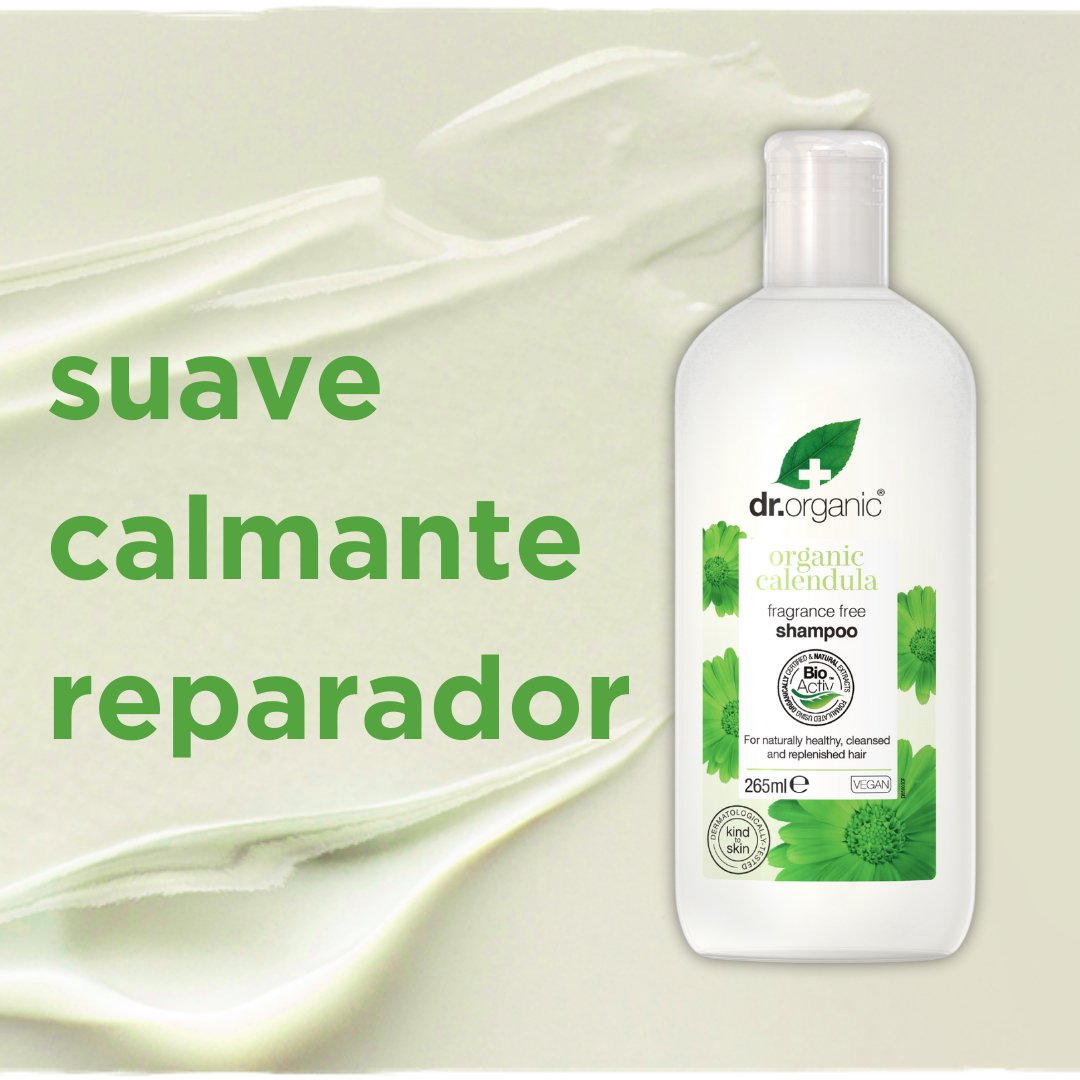 Champú de Calendula 265ml (Cuero Cabelludo Sensible) - drorganic.es