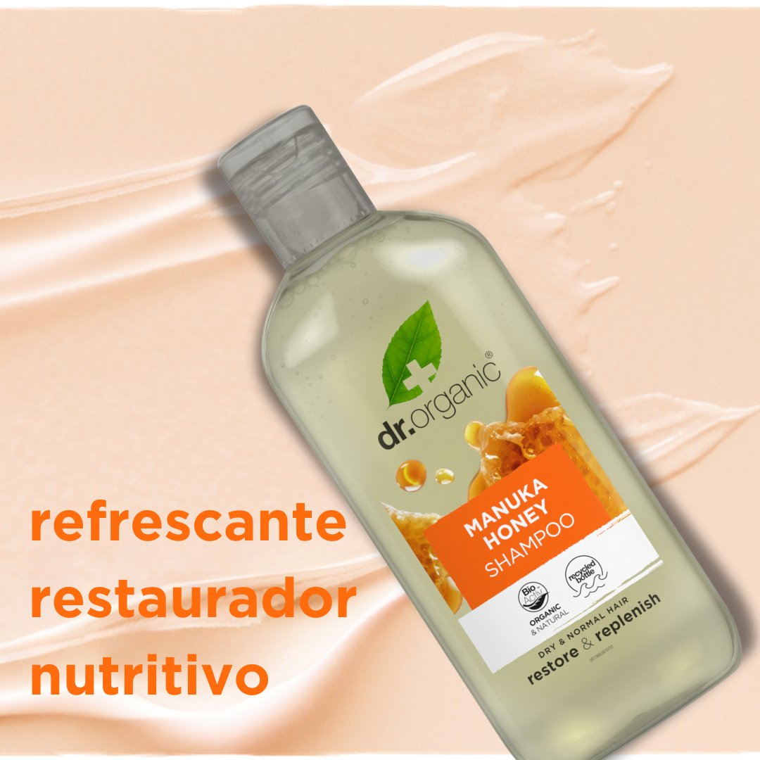 Champú de Miel de Manuka 265ml (Cabello Normal a Seco) - drorganic.es