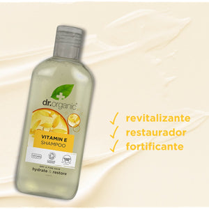 Champú de Vitamina E 265ml (Cabello Fino - Frágil) - drorganic.es