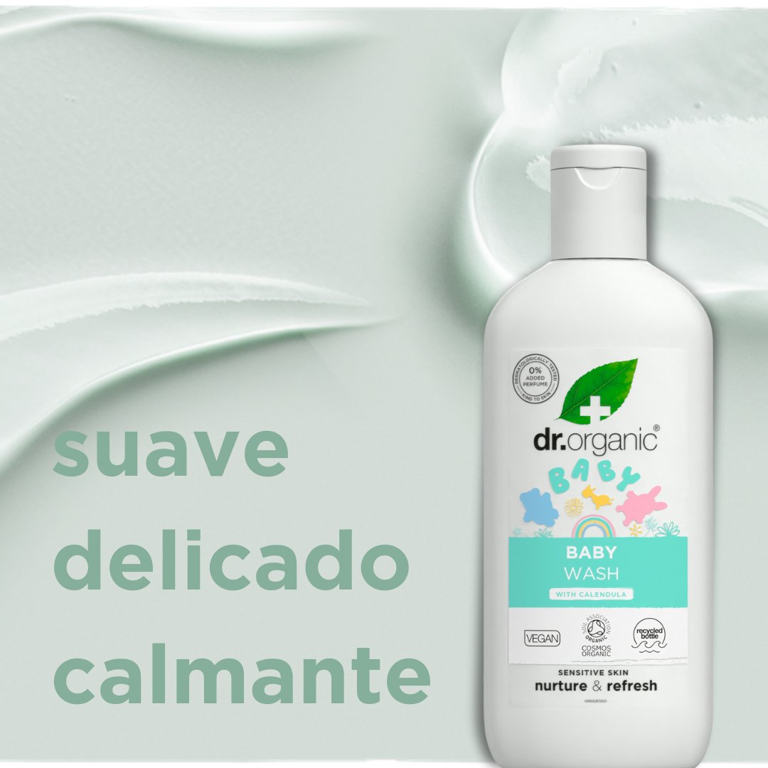 Champú y Gel de Baño Caléndula 250ml (Bebé) - drorganic.es