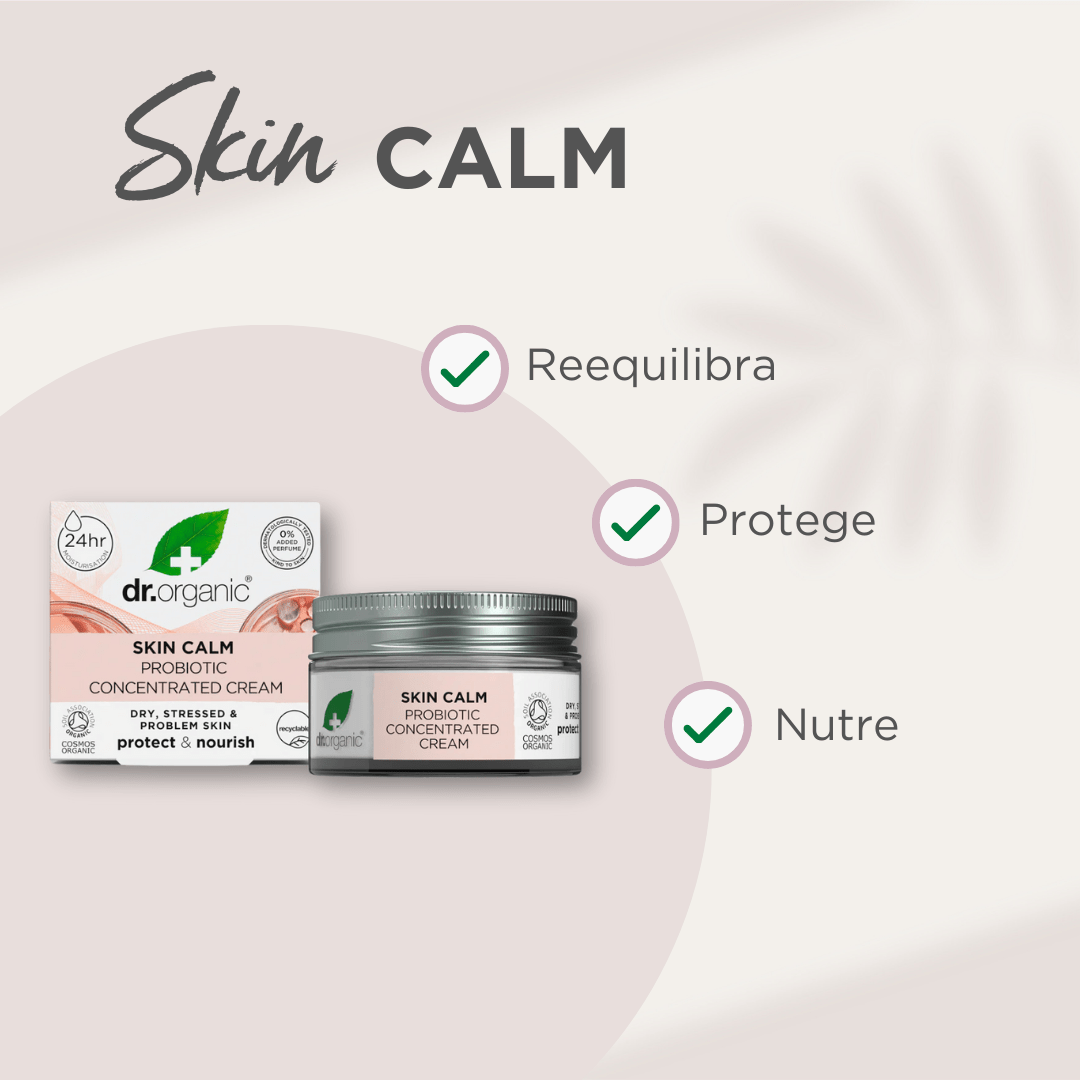 Crema concentrada probiótica Skin Calm 50ml - drorganic.es